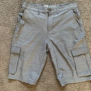 New Men’s Buckle BKE Hybrid Gray cargo shorts size 32